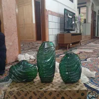 سه عدد گلدان تزیینی شیک و بروز نو نو