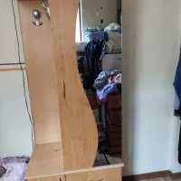 فروش فوری فوری کمد و آویز لباس جنس  ام دی اف