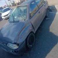 پراید مدل ۹۰ تصادفی