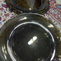 ۶ عدد برنج خوری فرانسوی دودی رنگ