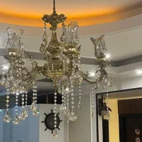 لوستر برنز سنگین ۵ شاخه