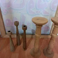 جا شمعی  چوبی بزرگ
