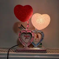 آباژور قلب آکبند همراه با جعبه کادویی|چراغ خواب و آباژور|تبریز, |دیوار