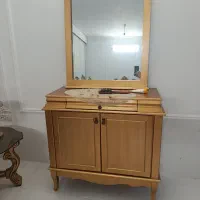 میزکنسول چوب میز دراور سرویس چوب