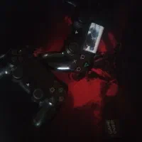 کنسول بازی،پلی4 اسلیم 1 ترا اکانتی،دو دسته اصلی.