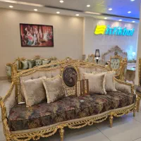 مبل سلطنتی تمام چوب|مبلمان خانگی و میز عسلی|زاهدان, |دیوار