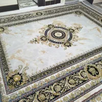 فرش ۷۰۰ شانه طرح ورساچ|فرش|مشکیندشت, |دیوار