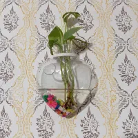 آویز شیشه گل