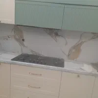 نصب  قرنیز کاشی  بین کابینتی چسبی حمام وتمام واحد|خدمات پیشه و مهارت|بیرجند, |دیوار