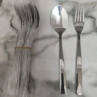 قاشق و چنگال ناب استیل|ظروف سرو و پذیرایی|شازند, |دیوار