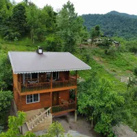 کلبه دوبلکس چوبی جکوزی دار،مسیر ییلاقات اولسبلنگاه