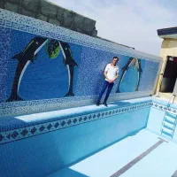 صفرتاصد استخر کاشی کاری آببندی|خدمات پیشه و مهارت|آمل, |دیوار