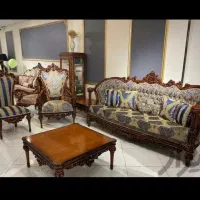 سرویس هشت نفره کلاسیک پذیرایی روهام/ناهارخوری.