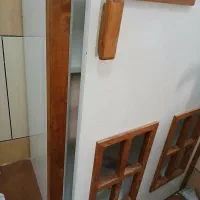 تخت و کمد مدل کلبه سفارشی ساخت چوب طبیعی|تخت و سرویس خواب|شهرکرد, |دیوار