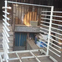 قفسه اهنی چرخ دار