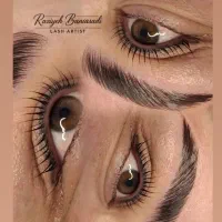 آموزش و خدمات اکستنشن مژه و لیفت ولمینت مژه وابرو
