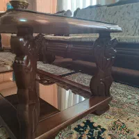 مبل ۷ نفره تمام چوب مالزی نو نو با میز و عسلی|مبلمان خانگی و میز عسلی|اصفهان, گلستان|دیوار