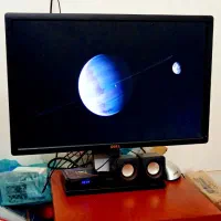 مانیتور حرفه ای کامپیوتر 24 اینچ دل dell طراحی گیم|قطعات و لوازم جانبی رایانه|نجف‌آباد, مولوی شمالی|دیوار