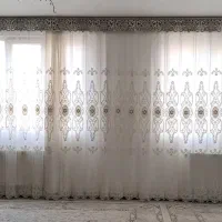 پرده حریر|پرده، رانر، رومیزی|قم, باغ شریفی|دیوار