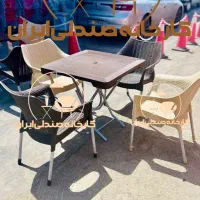 میز و صندلی پلاستیکی هیت علیرضا غذاخوری کافه