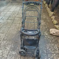 کالسکه بچه کامل سالم به علت نداشتن جاتروتمیزمحکم