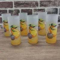 لیوان آنتیک طرح میوه