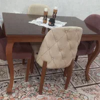 میز نهاری خوری ۴نفره مدل چستر چوب راش|میز و صندلی غذاخوری|اندیشه, اندیشه فاز ۱|دیوار