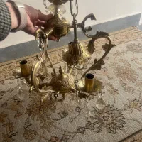 لوستر سه شاخه برنز