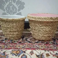 گلدون حصیری در سایزهای مختلف