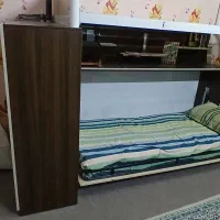 تخت خواب دو طبقه با کمد