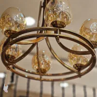 لوستر 6 شعله دورینگ انتیک برند شرکتی|لوستر و چراغ آویز|مشهد, توس (بلوار توس)|دیوار