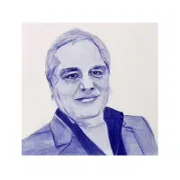 سفارش نقاشی با خودکار آبی