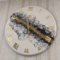 ساعت دیواری بزرگ رزینی