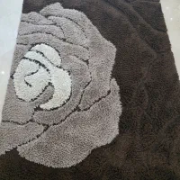 قالیچه فانتزی درحدنو کرم قهوه ای