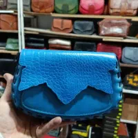 کیف در پروانه برگی چرم طبیعی|کیف، کفش، کمربند|اردبیل, |دیوار