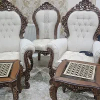 فروش مبلمان تمام چوب سلطنتی|مبلمان خانگی و میز عسلی|شاهینشهر, پارک بانک استان|دیوار