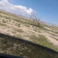 زمین کشاورزی قابل کشت کنار جاده