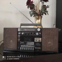 رادیو کاست دولبه آکایی ۴موج ایوایکس درحد