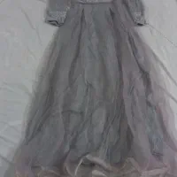 لباس مجلسی طوسی سایز 1