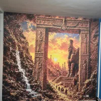 نصاب حرفه ای کاغذ دیواری و پوستر سه بعدی