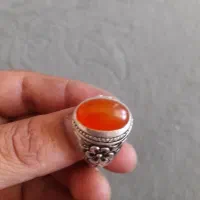 انگشتره عقیق پرتقالی|جواهرات|تهران, امام حسین|دیوار