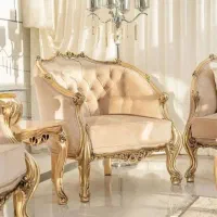 مبل کلاسیک مدل زمرد پشت و رو لمسه