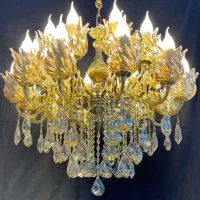 لوستر۸شاخه۱۶ شعله بزرگ بادو سرایی نمایشگاهکارمندان