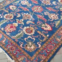 فرش ۱۲ متری گیاهی دست بافت در حد نو