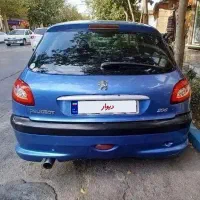 206 مدل 91 تیپ 2 آبی (فرانسوی)|خودرو سواری و وانت|اصفهان, شهشهان|دیوار