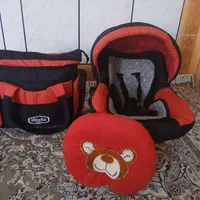 ست کیف وکریر نوزاد و پشتی برای شیر دهی