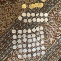 تعداد زیادی سکه های خارجی و ایرانی قدیمی و جدید|کلکسیون سکه، تمبر، اسکناس|تهران, شهرآرا|دیوار