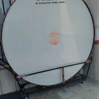 طبل 2متری آهنی دور قرمز نو