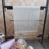 دار تابلو قالیچه بافی با متعلقات