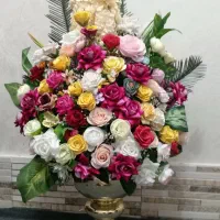 جام گل مصنوعی خواستگاری /گل خواستگاری